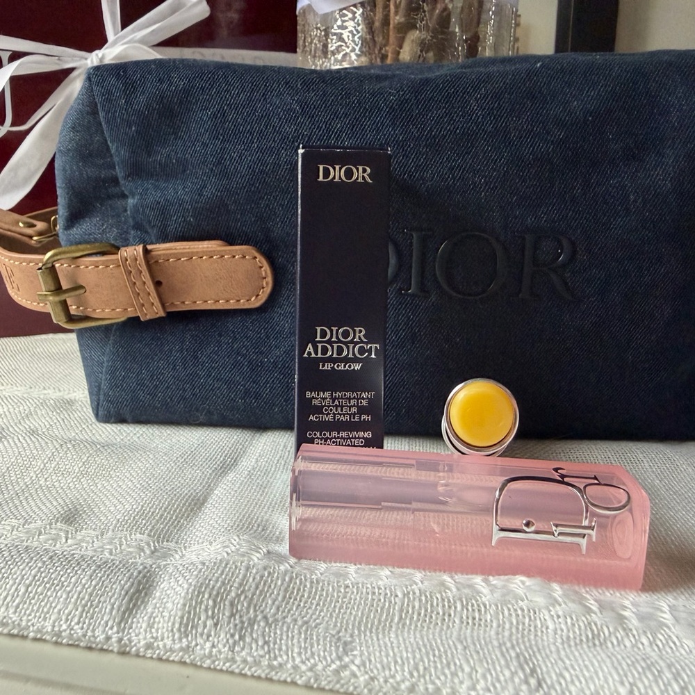 Dior Addict Lip Glow with Pink Case and Yellow Citrus Balm - Picture 2 of 2